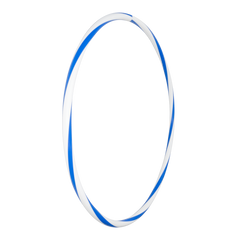 Arco de ginástica rítmica bambolê em espiral 75cm de diâmetro Gracios - Azul e Amarelo