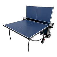Mesa Tênis de Mesa Dobrável Azul Rede e Porta Itens Giant Dragon