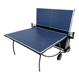 Mesa Tênis de Mesa Dobrável Azul Rede e Porta Itens Giant Dragon