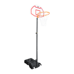 Tabela de basquete infantil juvenil móvel com poste, quadro de plástico e aro Velden