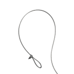 Rede oficial de badminton dimensões 6,10m (L) x 0,76m (A) PP premium Loire - com cabo de aço plastificado