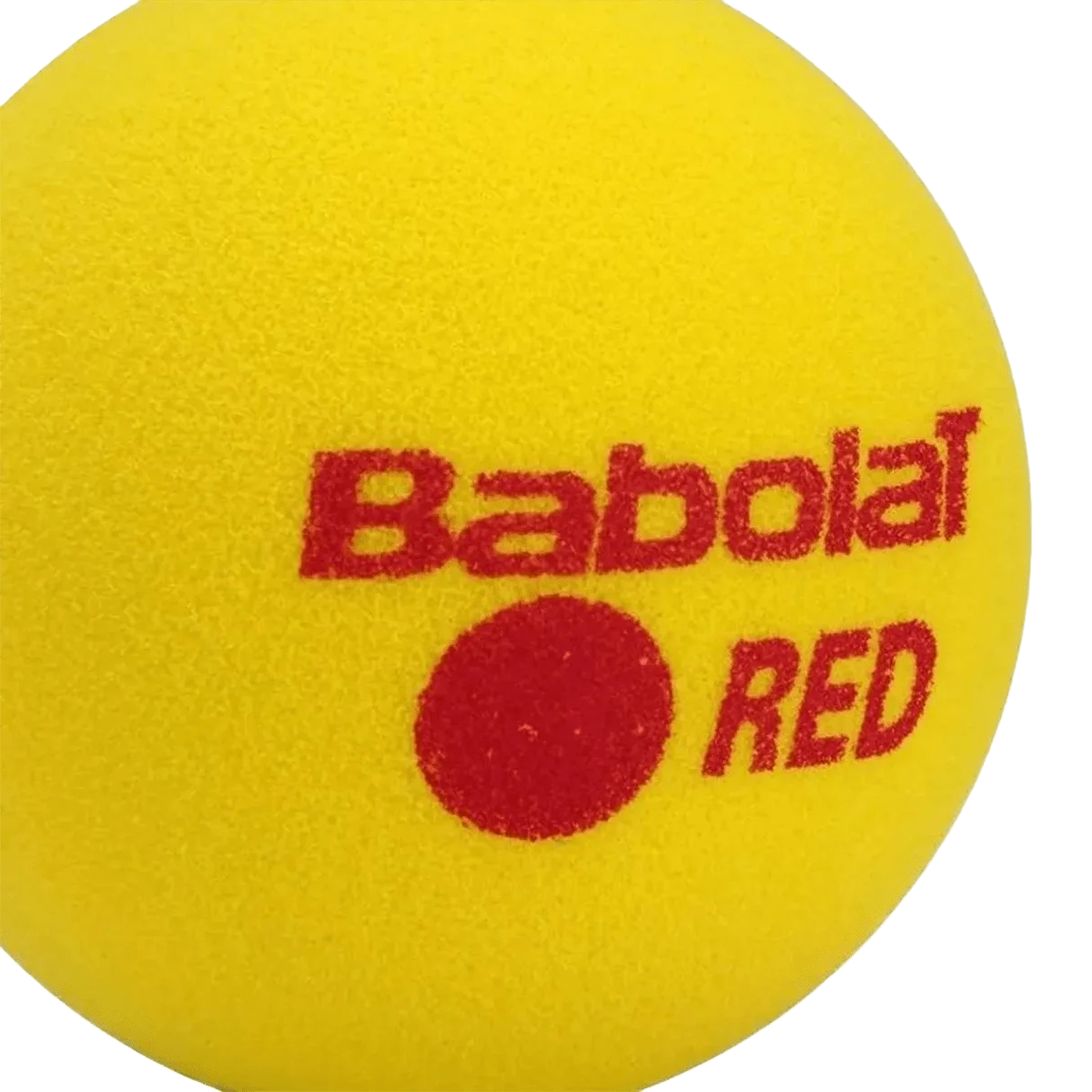 Bolinha bola de tênis de campo de espuma iniciantes Babolat Red Foam - pacote com 3 und