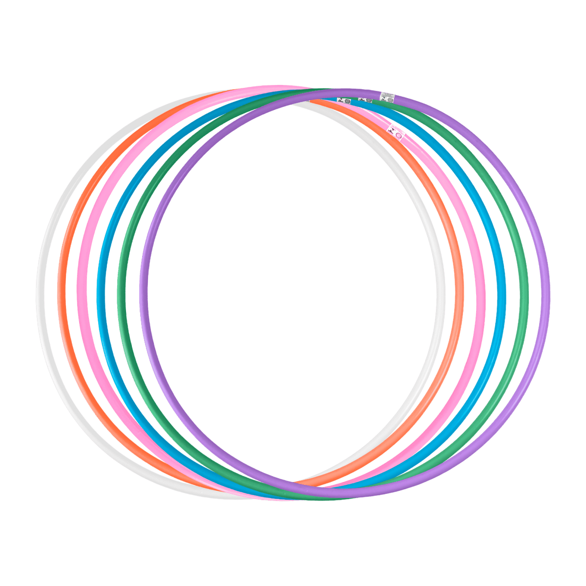 Arco bambolê de plástico 75cm Reises - cnj com 12 und