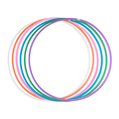Arco bambolê de plástico 75cm Reises - cnj com 12 und
