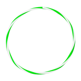 Arco de ginástica rítmica bambolê em espiral 75cm de diâmetro Gracios - Azul e Amarelo
