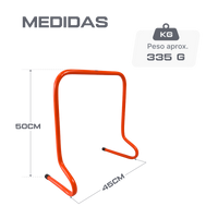 Barreirinha de agilidade em plástico ABS 50cm de altura Velden
