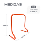 Barreirinha de agilidade em plástico ABS 50cm de altura Velden