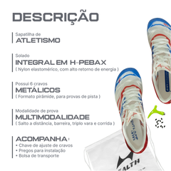 Sapatilha de atletismo multimodalidade premium Health