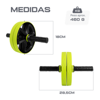 Roda Dupla Abdominal Profissional Envolst