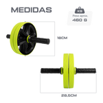 Roda Dupla Abdominal Profissional Envolst