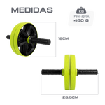 Roda Dupla Abdominal Profissional Envolst