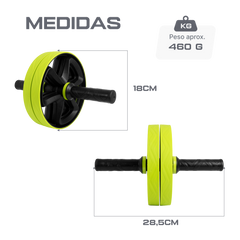 Roda Dupla Abdominal Profissional Envolst