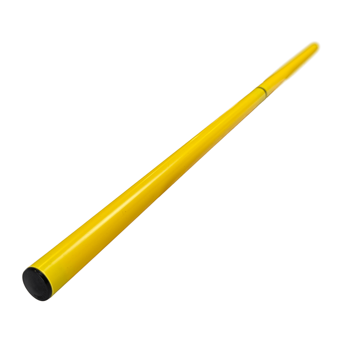 Bastão haste de PVC 1m desmontável em duas partes amarelo Velden