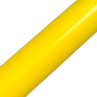 Bastão haste de PVC 1m desmontável em duas partes amarelo Velden