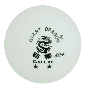 Bolinhas de Tênis de Mesa Giant Dragon Gold 40+ 2 Estrelas 6un