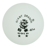 Bolinha de tênis de mesa 2 estrelas Gold Giant Dragon - cnj com 6 und - BRANCA