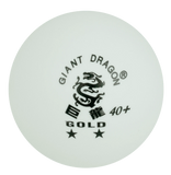 Bolinha de tênis de mesa 2 estrelas Gold Giant Dragon - cnj com 6 und - BRANCA