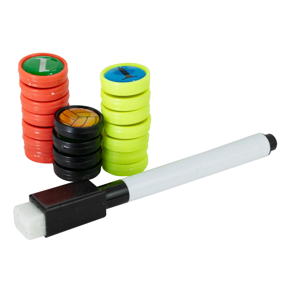 Prancheta tática magnética com caneta para treinamento de voleibol Pista e Campo - Modelo pasta preta