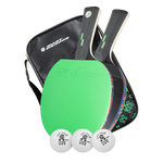 Kit Intermediário Tênis de Mesa Giant Dragon Sportive Aprovadas ITTF 3 Bolas e Bolsa