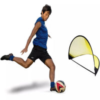 Mini-trave de futebol pop-up de fibra de vidro e rede de nylon Pista e Campo - PREÇO UNITÁRIO