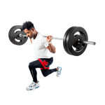 Barra Reta de Musculação Maciça 2,20m 28mm com Presilhas Envolst