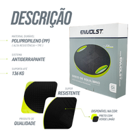 Disco de Equilíbrio Rígido Profissional com alças Envolst