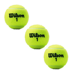 Bolinha/bola de tênis de campo Championship Regular Duty Wilson - tubo com 3 und