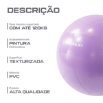 Bola de pilates inflável overball 25cm Pista e Campo