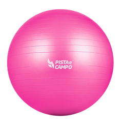 Bola de Pilates Gym Ball 75cm Antiestouro com Bomba Pista e Campo