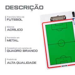 Prancheta auxiliar para treinador de handebol Pista e Campo