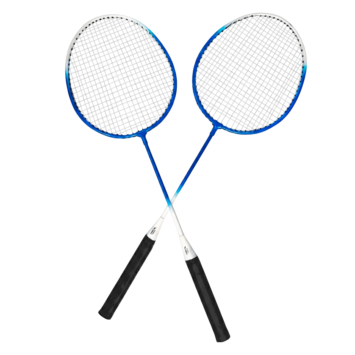 Kit de badminton com 02 raquetes de aço e 03 volantes Loire