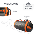 Power sand bag para treinamento funcional 25kg Envolst