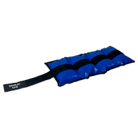 Tornozeleira caneleira em vinilona azul profissional 9kg Envolst - par