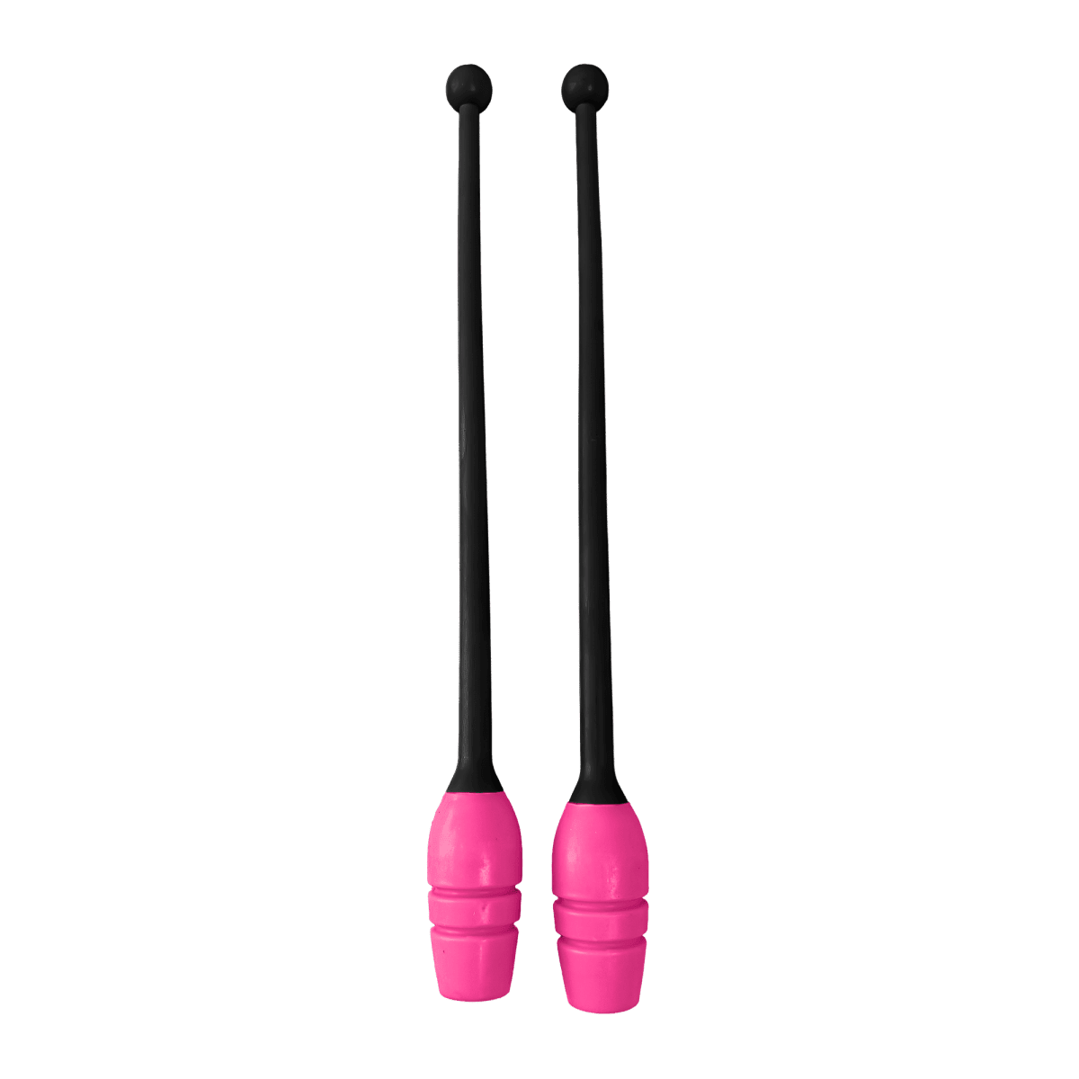 Maça oficial ginástica rítmica juvenil 40cm conectável Pista e Campo - Preto e Rosa