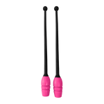 Maça oficial ginástica rítmica juvenil 40cm conectável Pista e Campo - Preto e Rosa