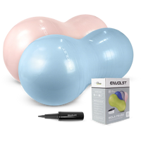 Bola Feijão Peanut Ball 90cm Anti-Estouro Envolst - Salmão