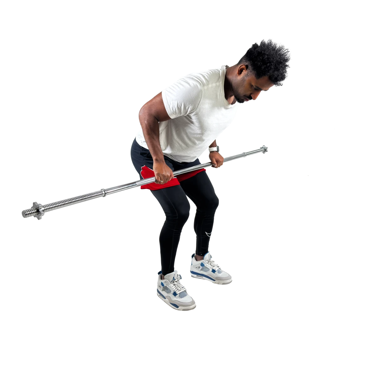Barra de Musculação Reta 1,80m Maciça 28mm com Rosca Envolst