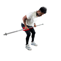 Barra de Musculação Reta 1,80m Maciça 28mm com Rosca Envolst