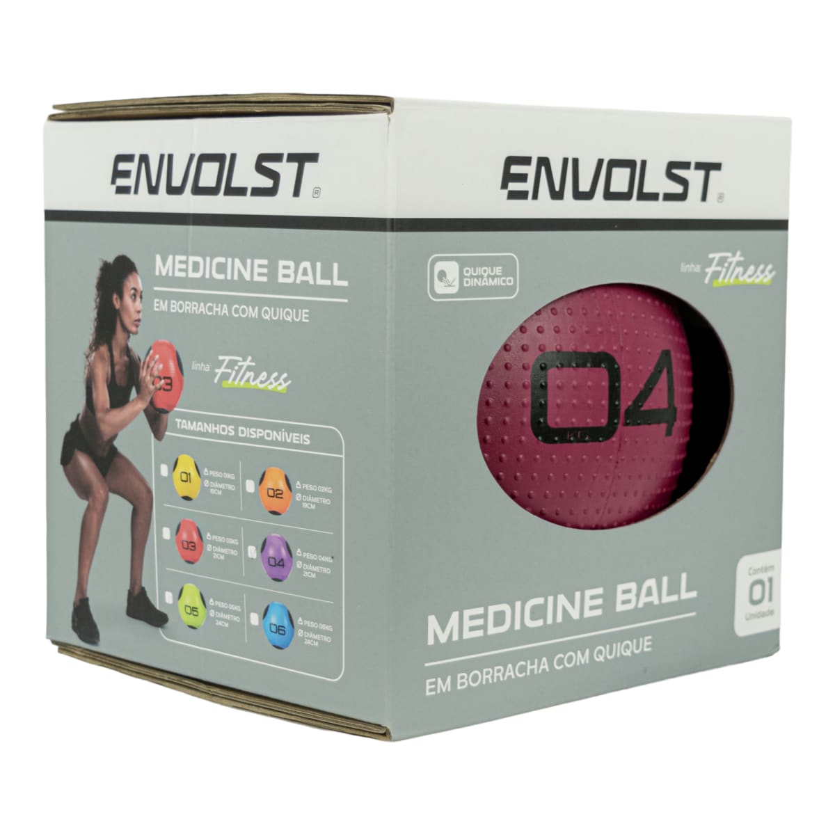 Medicine Ball 4kg com Quique Envolst para Força Funcional