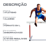 Barreira de atletismo de aço e alumínio WA-IAAF Pista e Campo