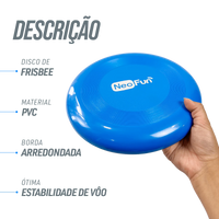 Frisbee de plástico para recreação Neofun - Verde