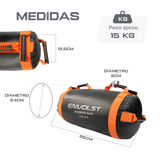 Power sand bag para treinamento funcional 15kg Envolst