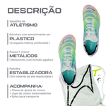 Sapatilha de atletismo para meio-fundo premium Health