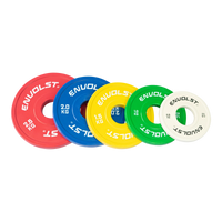 Anilha Olímpica Fracionada Emborrachada 2,5Kg Envolst