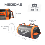Power sand bag para treinamento funcional 20kg Envolst