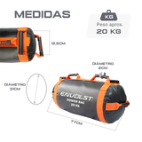 Power sand bag para treinamento funcional 20kg Envolst
