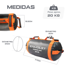 Power sand bag para treinamento funcional 20kg Envolst