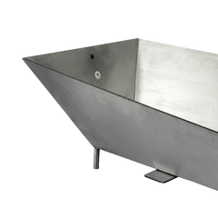 Encaixe de aço inox para salto com vara com tampa WA-IAAF Pista e Campo