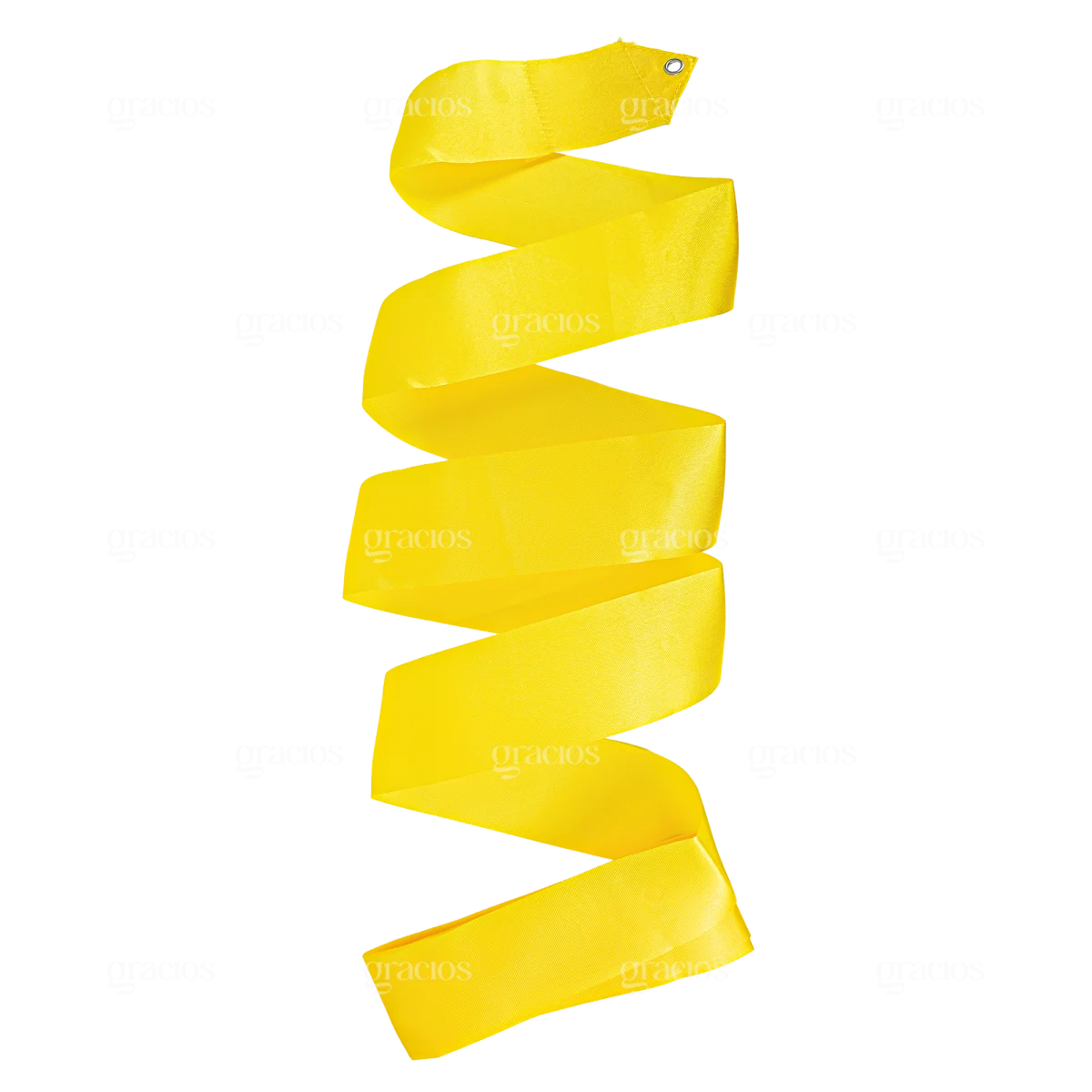 Fita Ginástica Rítmica Cetim 6m Gracios - Amarelo