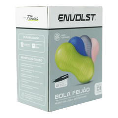 Bola Feijão Peanut Ball 90cm Anti-Estouro Envolst - Azul